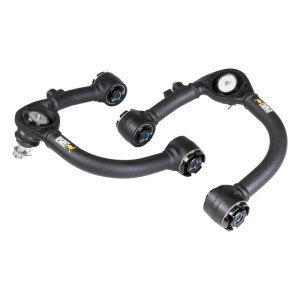 Toyota Land Cruiser Upper Control Arms - Front - Old Man Emu - Tubular Design with Forged Eyelet and Ball Joint Housings, GIIRO Bushing, Heavy-duty Greaseable Ball Joint - Black - `98-`07